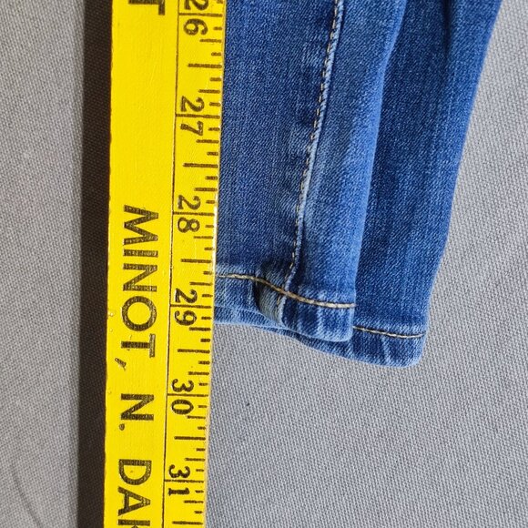 AG Adriano Goldschmied jeans women's size 32R denim blue Prima Cigarette leg - Picture 13 of 15